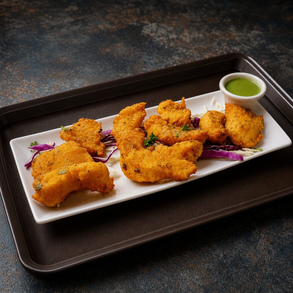 Fish Pakora.