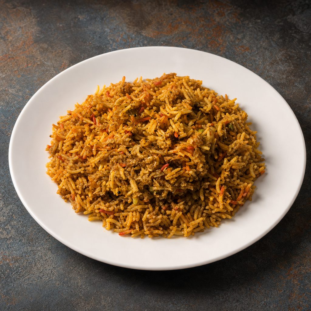 Vegetable Biryani.