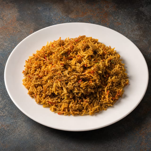 Vegetable Biryani.
