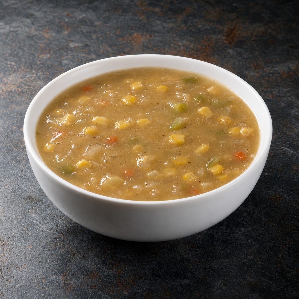 Sweet Corn Veg Soup.