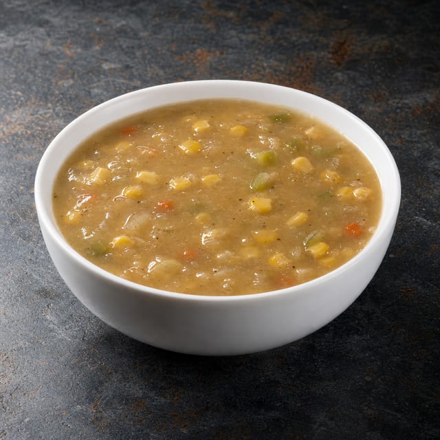 Sweet Corn Veg Soup.