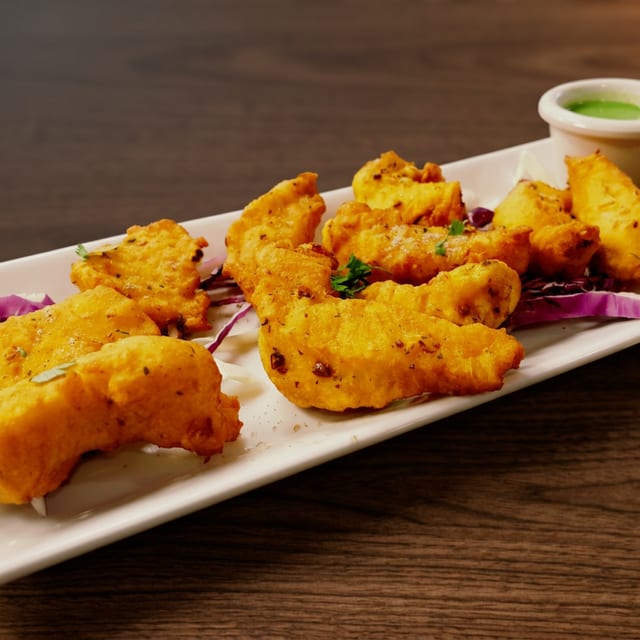 Fish Pakora.