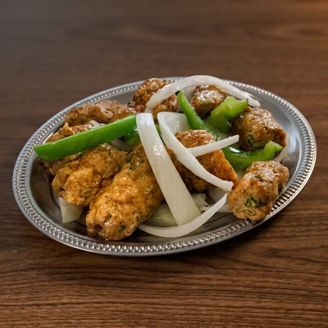 Chicken Seekh Kebab.