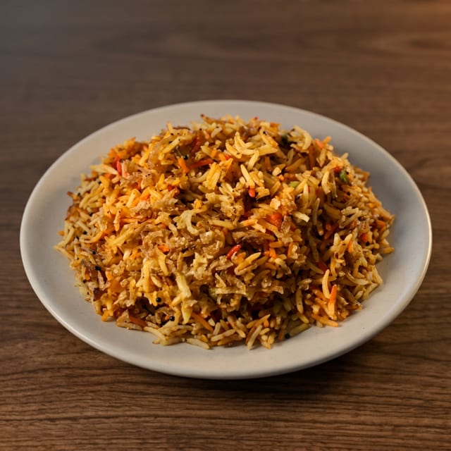 Vegetable Biryani.